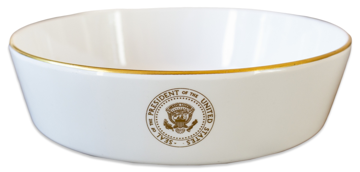 Presidential China Bowl Used Aboard Air Force One During the Nixon Adminstration